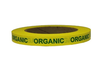 Organic Produce Tape for marking organic food