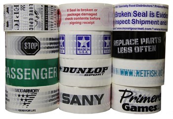 Custom Printed Carton Sealing Tape - Stock Colors SHORTRUN