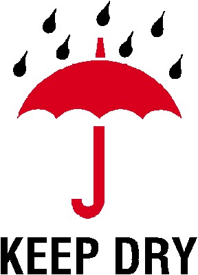 3 x 4 Keep Dry Label T34ISH003