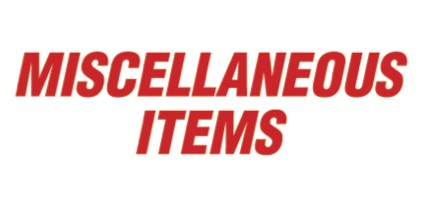 2 x 4 Miscellaneous Items Label T240008