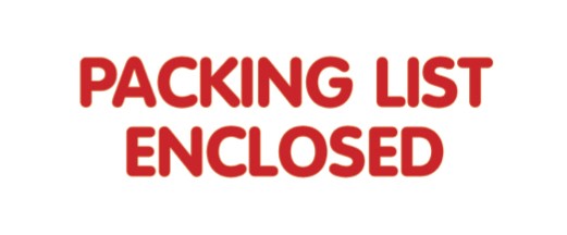 3 x 1000 Packing List Enclosed