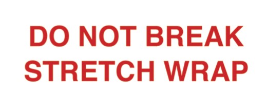 3 x 1000 Do Not Break Stretch Wrap
