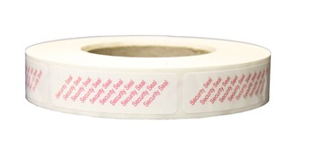 Large size Tamper Evident Labels with VOID pattern adhesive